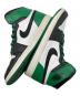 中古・古着 NIKE (ナイキ) AIR JORDAN 1 HI RETRO グリーン×ブラック サイズ:28.5cm：7000円