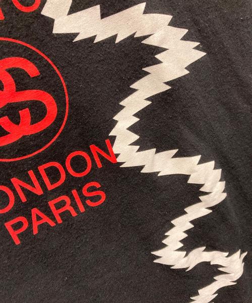 stussy（ステューシー）stussy (ステューシー) ワールドツアーTシャツ ブラック サイズ:Sの古着・服飾アイテム