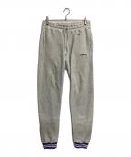 stussy×Championステューシー×チャンピオン）の古着「リバースウィーブスウェットパンツ」｜グレー