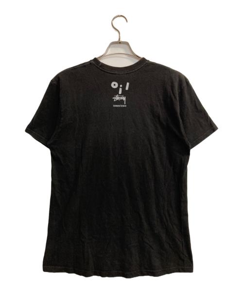 stussy（ステューシー）stussy (ステューシー) OIL WORKS S/S TEE ブラック サイズ:Mの古着・服飾アイテム