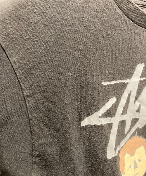 stussy（ステューシー）stussy (ステューシー) OIL WORKS S/S TEE ブラック サイズ:Mの古着・服飾アイテム
