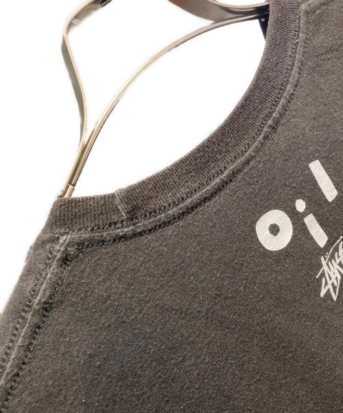 stussy（ステューシー）stussy (ステューシー) OIL WORKS S/S TEE ブラック サイズ:Mの古着・服飾アイテム