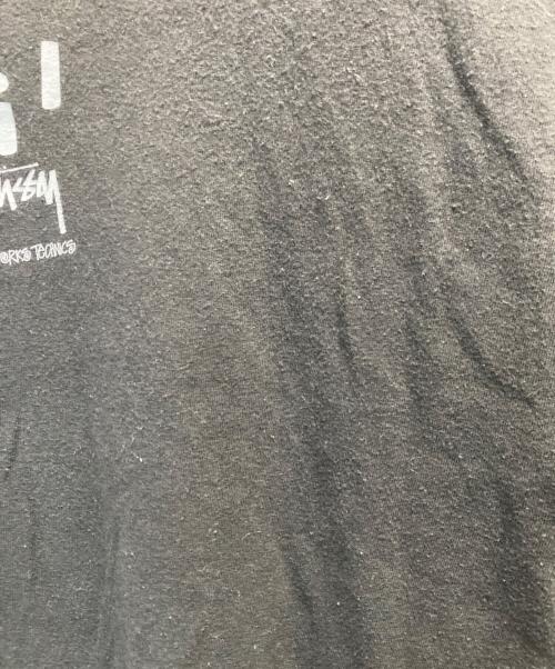 stussy（ステューシー）stussy (ステューシー) OIL WORKS S/S TEE ブラック サイズ:Mの古着・服飾アイテム