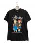 stussy（ステューシー）の古着「OIL WORKS S/S TEE」｜ブラック