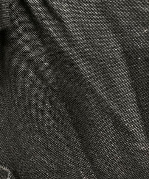 LACOSTE（ラコステ）LACOSTE (ラコステ) ボタンレスポロシャツ ブラック サイズ:5の古着・服飾アイテム