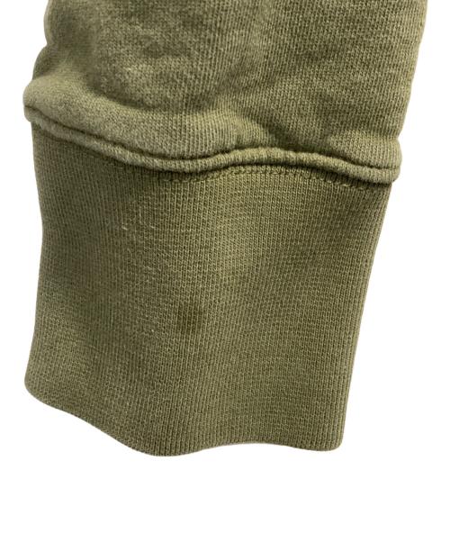 maison kitsune（メゾンキツネ）maison kitsune (メゾンキツネ) GREY FOX HEAD PATCH CLASSIC HOODIE / プルオーバーパーカー グリーン サイズ:Ｌの古着・服飾アイテム