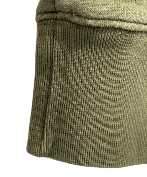 maison kitsune（メゾンキツネ）maison kitsune (メゾンキツネ) GREY FOX HEAD PATCH CLASSIC HOODIE / プルオーバーパーカー グリーン サイズ:Ｌの古着・服飾アイテム