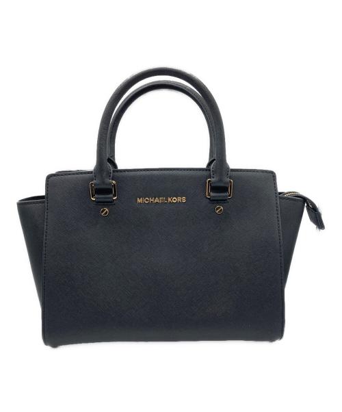 MICHAEL KORS（マイケル・コース）MICHAEL KORS (マイケルコース) 2WAYバッグ ブラックの古着・服飾アイテム