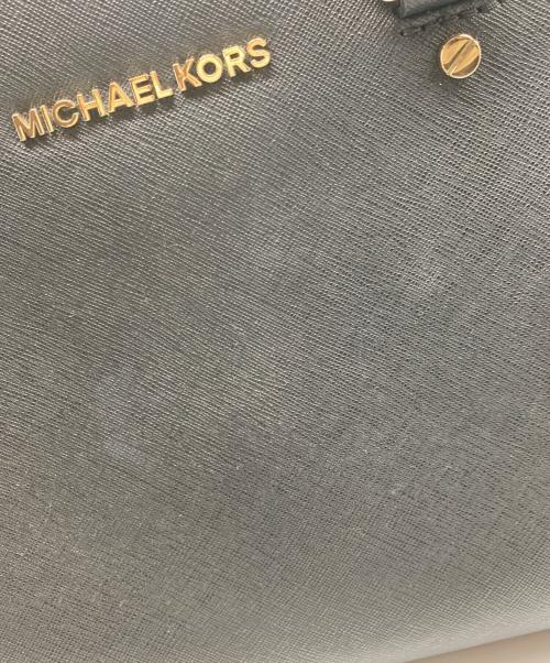 MICHAEL KORS（マイケル・コース）MICHAEL KORS (マイケルコース) 2WAYバッグ ブラックの古着・服飾アイテム