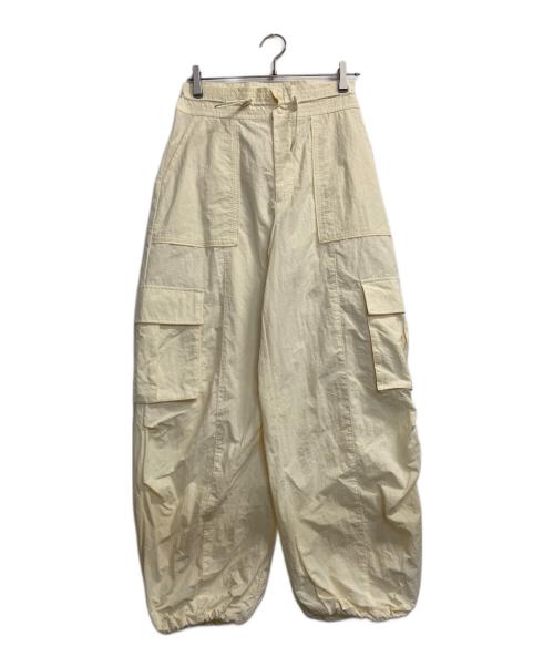 MAISON SPECIAL（メゾンスペシャル）MAISON SPECIAL (メゾンスペシャル) Drawstring Cocoon Cargo Pants/ドローストーリングコクーンカーゴパンツ アイボリー サイズ:Ｍの古着・服飾アイテム