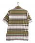 stussy (ステューシー) マルチボーダーポロシャツ ベージュ×ホワイト サイズ:ＬＬ：7000円