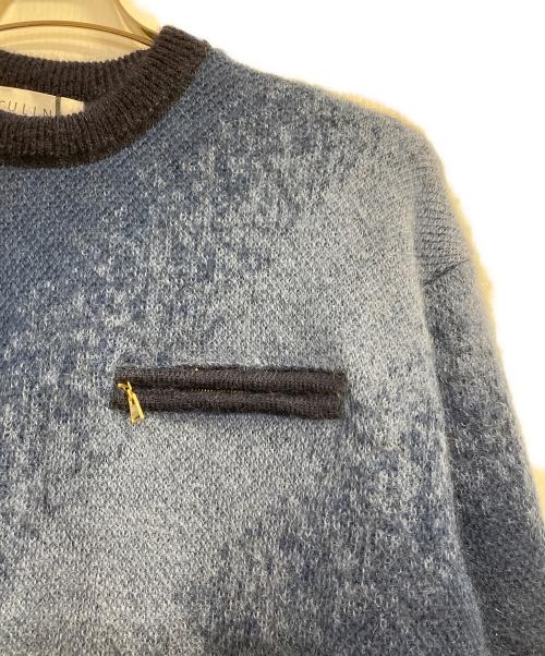 CULLNI（クルニ）CULLNI (クルニ) GRADATION KNIT ネイビー サイズ:1の古着・服飾アイテム