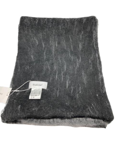 Knuth Marf（クヌースマーフ）Knuth Marf (クヌースマーフ) 別注mohair muffler ブラックの古着・服飾アイテム