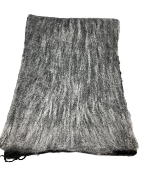 Knuth Marf（クヌースマーフ）Knuth Marf (クヌースマーフ) 別注mohair muffler ブラックの古着・服飾アイテム