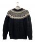 BATONER (バトナ―) MOHAIR NORDIC CREW NECK ブラック サイズ:2：12000円