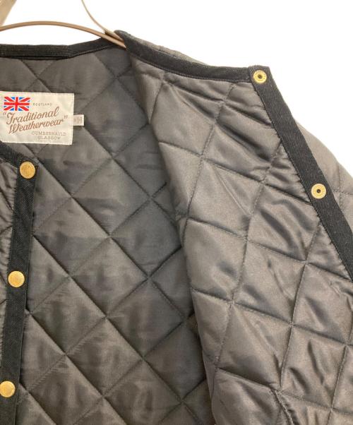 Traditional Weatherwear（トラディショナルウェザーウェア）Traditional Weatherwear (トラディショナルウェザーウェア) ARKLEY LONG キルティングコート ブラック サイズ:34の古着・服飾アイテム