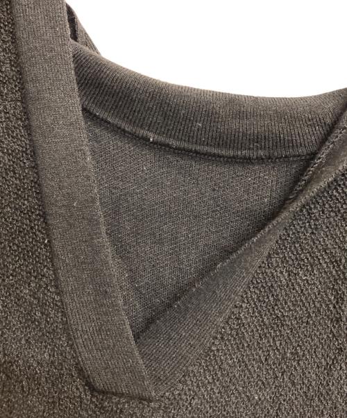 ETRE TOKYO（エトレトウキョウ）ETRE TOKYO (エトレトウキョウ) パイルポロニットプルオーバー ブラック ブラック サイズ:ＦＲＥＥの古着・服飾アイテム