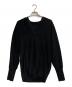 ETRE TOKYO（エトレトウキョウ）の古着「パイルポロニットプルオーバー ブラック」｜ブラック