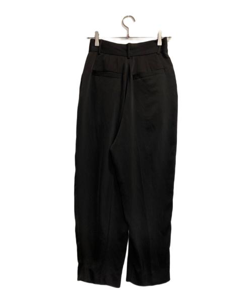 ETRE TOKYO（エトレトウキョウ）ETRE TOKYO (エトレトウキョウ) ハイウエストタックパンツ ブラック サイズ:Ｓの古着・服飾アイテム