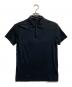 PRADA（プラダ）の古着「ロゴ刺繍ポロシャツ」｜ブラック