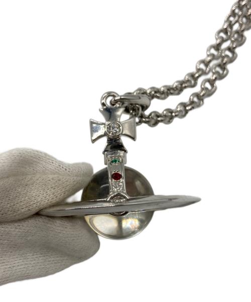 Vivienne Westwood（ヴィヴィアンウエストウッド）Vivienne Westwood (ヴィヴィアンウエストウッド) クリアオーブチェーンネックレスの古着・服飾アイテム