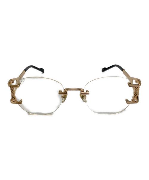 9FIVE（ナイン・ファイブ）9FIVE (ナイン・ファイブ) LEGACY ゴールド×ブラック サイズ:55□20 140の古着・服飾アイテム