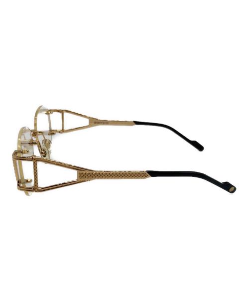 9FIVE（ナイン・ファイブ）9FIVE (ナイン・ファイブ) LEGACY ゴールド×ブラック サイズ:55□20 140の古着・服飾アイテム