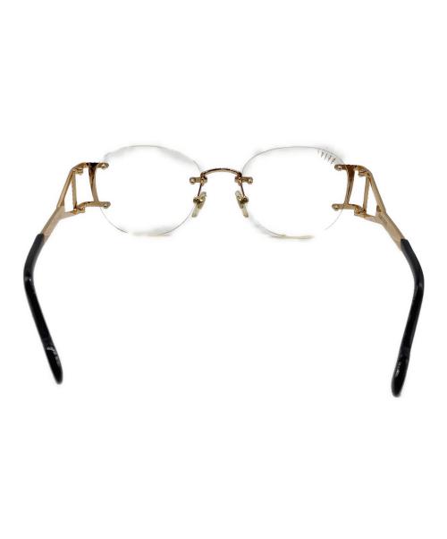 9FIVE（ナイン・ファイブ）9FIVE (ナイン・ファイブ) LEGACY ゴールド×ブラック サイズ:55□20 140の古着・服飾アイテム