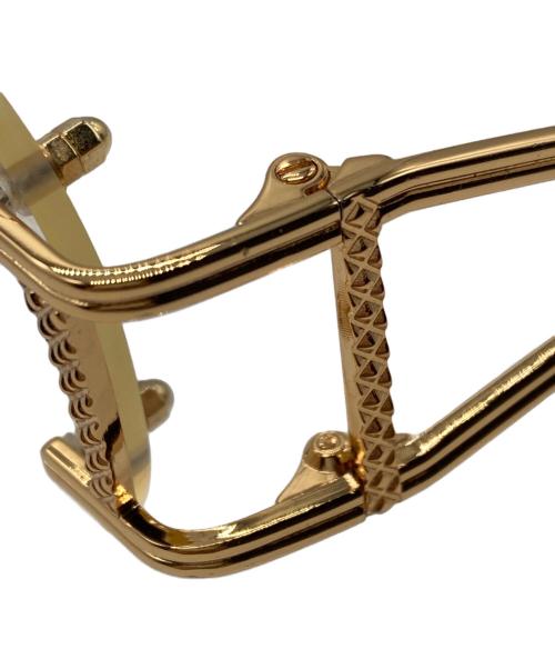 9FIVE（ナイン・ファイブ）9FIVE (ナイン・ファイブ) LEGACY ゴールド×ブラック サイズ:55□20 140の古着・服飾アイテム