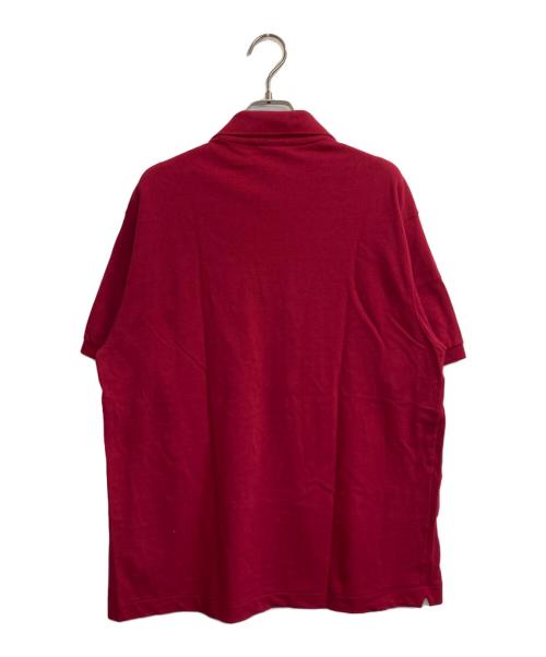LACOSTE（ラコステ）LACOSTE (ラコステ) ポロシャツ レッド サイズ:Ⅼの古着・服飾アイテム