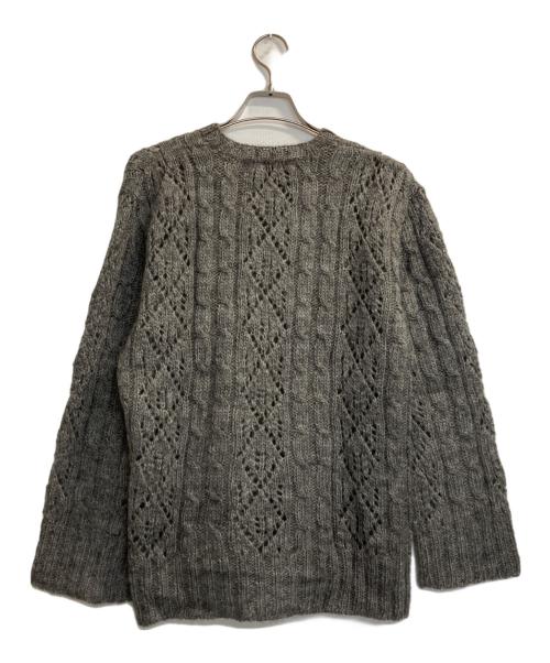 tricot COMME des GARCONS（トリココムデギャルソン）tricot COMME des GARCONS (トリココムデギャルソン) 透かしニット グレー サイズ:記載なしの古着・服飾アイテム