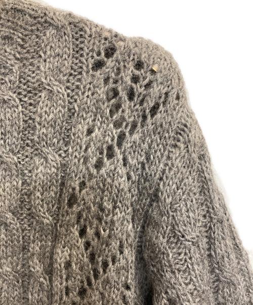 tricot COMME des GARCONS（トリココムデギャルソン）tricot COMME des GARCONS (トリココムデギャルソン) 透かしニット グレー サイズ:記載なしの古着・服飾アイテム