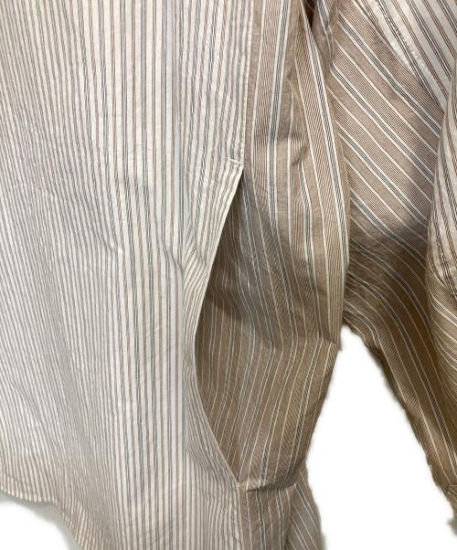 CMF OUTDOOR GARMENT（コンフィーアウトドアガーメント）CMF OUTDOOR GARMENT (コンフィーアウトドアガーメント) フレンチシャツ ホワイト×ベージュ サイズ:XLの古着・服飾アイテム