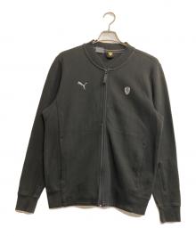 PUMA（プーマ）の古着「Ferrariジップアップジャケット」｜ブラック