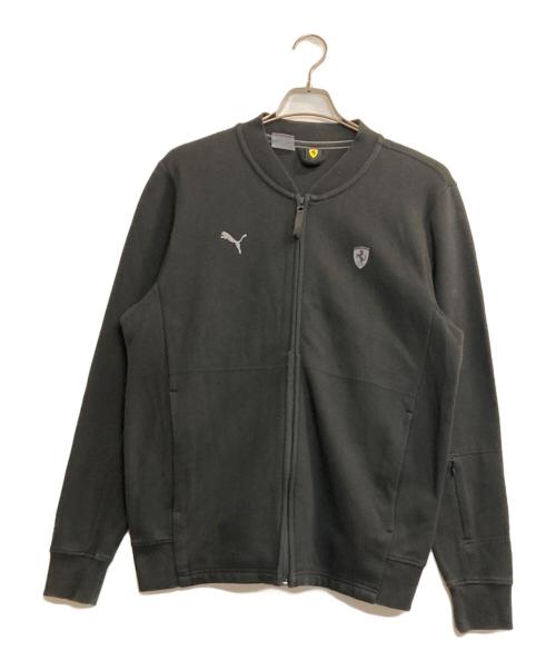 PUMA（プーマ）PUMA (プーマ) Ferrariジップアップジャケット ブラック サイズ:Ⅼの古着・服飾アイテム