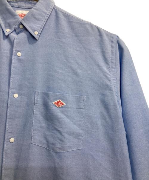 DANTON（ダントン）DANTON (ダントン) スナップボタンシャツワンピース ブルー サイズ:36の古着・服飾アイテム