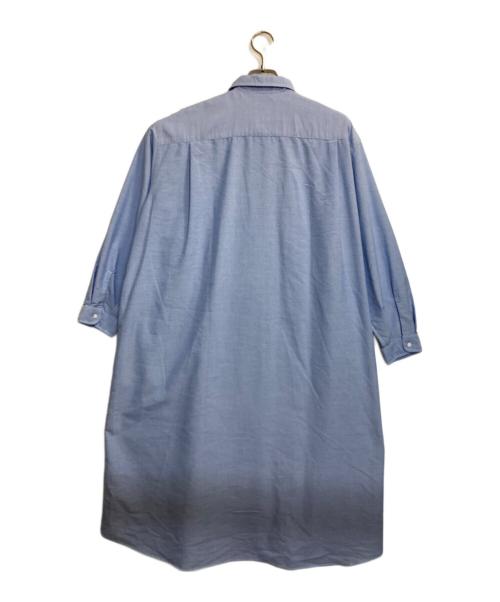 DANTON（ダントン）DANTON (ダントン) スナップボタンシャツワンピース ブルー サイズ:36の古着・服飾アイテム