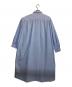 DANTON (ダントン) スナップボタンシャツワンピース ブルー サイズ:36：7000円