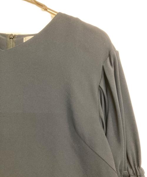 ADORE（アドーア）ADORE (アドーア) ポリエステルジョーゼットブラウス ネイビー サイズ:38の古着・服飾アイテム