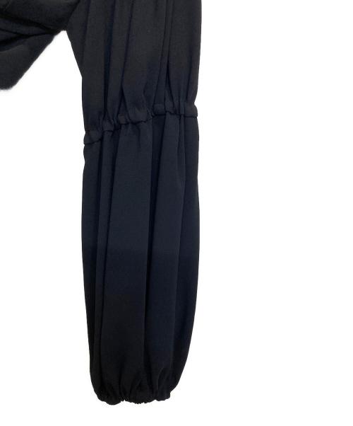 ADORE（アドーア）ADORE (アドーア) ポリエステルジョーゼットブラウス ネイビー サイズ:38の古着・服飾アイテム