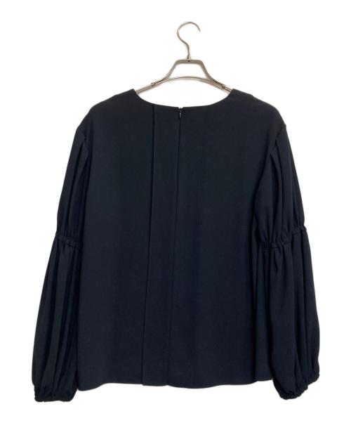 ADORE（アドーア）ADORE (アドーア) ポリエステルジョーゼットブラウス ネイビー サイズ:38の古着・服飾アイテム