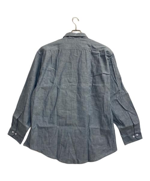 Prentiss（プレンティス）Prentiss (プレンティス) シャンブレーシャツ ブルー サイズ:2ＸＬの古着・服飾アイテム