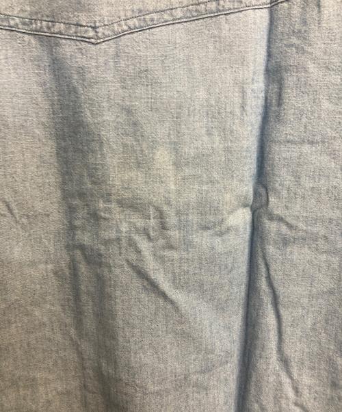 VERSACE（ヴェルサーチェ）VERSACE (ヴェルサーチェ) デニムシャツ ブルー サイズ:XLの古着・服飾アイテム