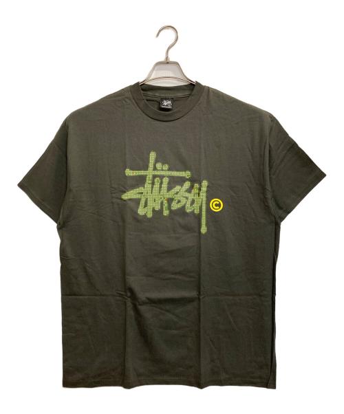 stussy（ステューシー）stussy (ステューシー) NIGHT CAMO T / ナイトカモロゴTシャツ グリーン サイズ:XLの古着・服飾アイテム