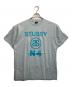 stussy（ステューシー）の古着「SIMPLICITY T / N°4 ロゴシンプリシティTシャツ」｜ブルー