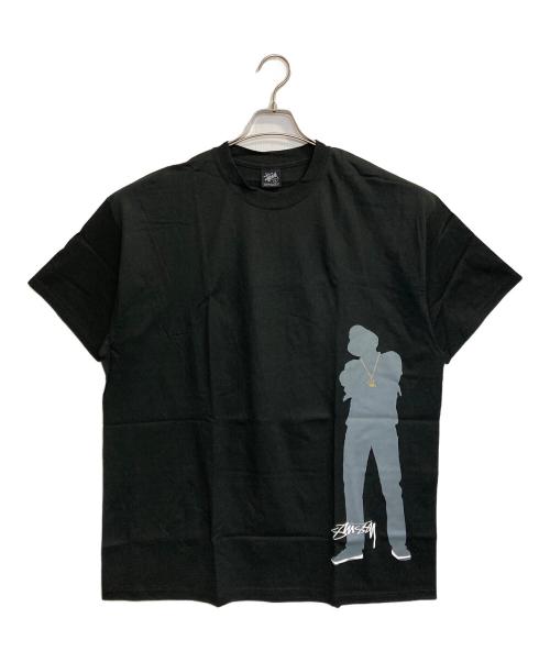 stussy（ステューシー）stussy (ステューシー) RUN S2C T / ランステューシープリントTシャツ ブラック サイズ:XLの古着・服飾アイテム