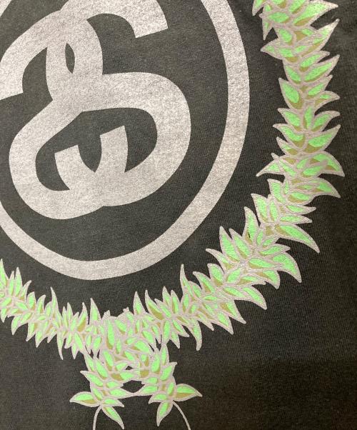 stussy（ステューシー）stussy (ステューシー) LAUREL RING SS LOGO T / 月桂樹リングSSロゴTシャツ ブラック サイズ:XLの古着・服飾アイテム