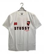 stussyステューシー）の古着「NUMBERING LOGO T / ナンバリングロゴTシャツ」｜ホワイト