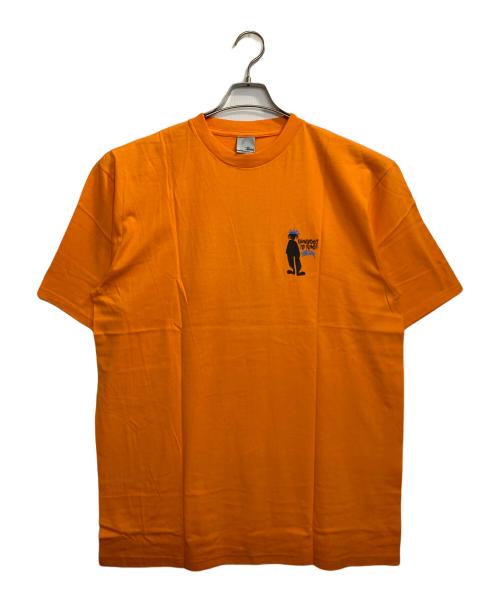 stussy（ステューシー）stussy (ステューシー) SHADOWMAN T / 復刻シャドーマンTシャツ オレンジ サイズ:XLの古着・服飾アイテム