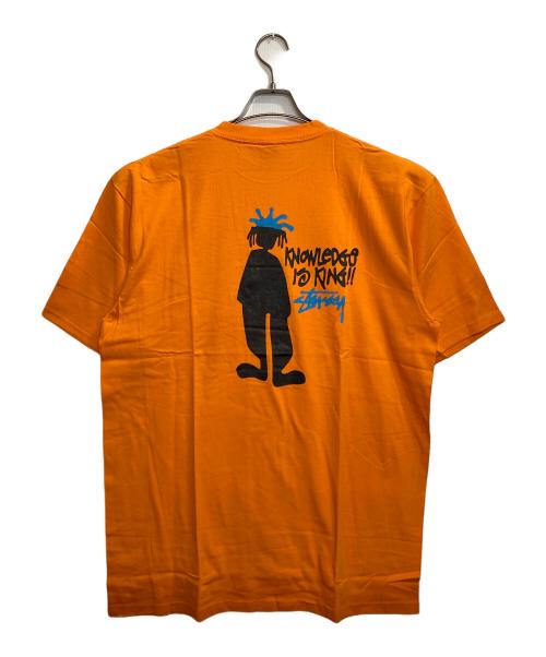stussy（ステューシー）stussy (ステューシー) SHADOWMAN T / 復刻シャドーマンTシャツ オレンジ サイズ:XLの古着・服飾アイテム